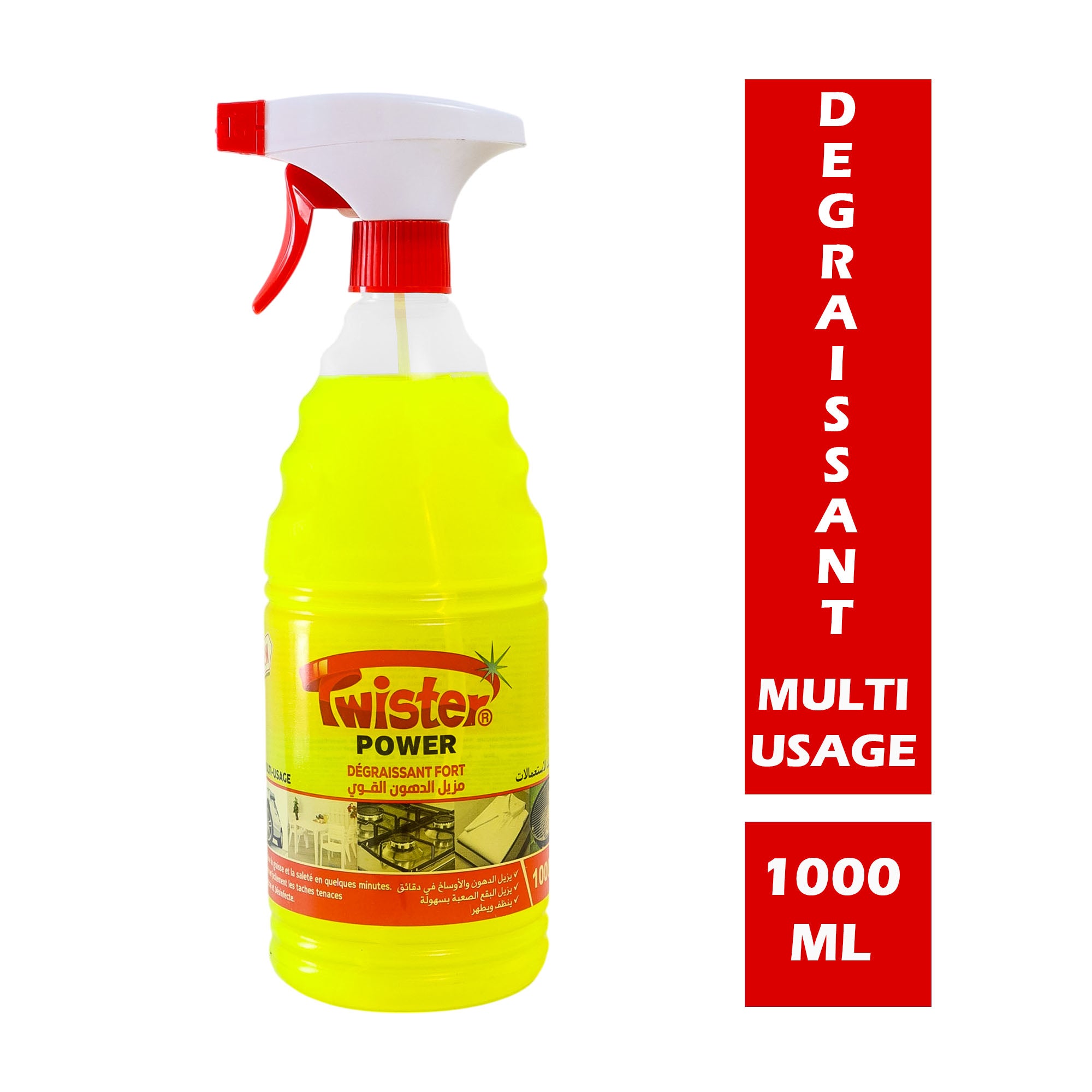 TWISTER POWER DÉGRAISSANT FORT MULTI-USAGE & DÉTACHANT 1000ml